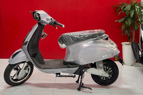 XE ĐIỆN G20 ElVA - DÁNG VESPA - MÀU ÁNH TÍM